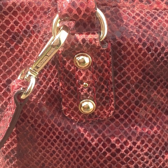 MICHAEL Michael Kors Bags Michael Kors Snake Embossed Large Bag